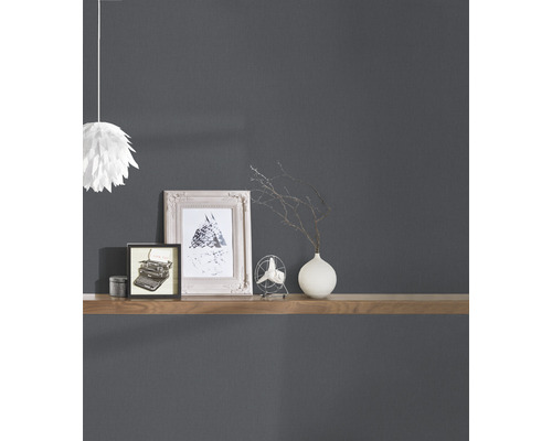 Vliesbehang 2117-74 Elegance fijn geweven grijs