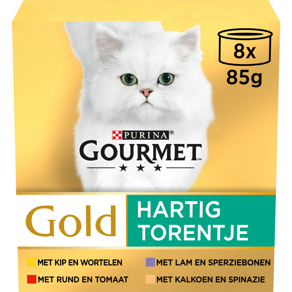 Gourmet Gold Hartig Torentje 8 x 85 gr