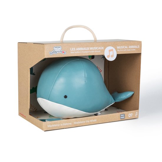 Peluche musicale Tiny Friends   Madeleine la baleine        de               Little Big Friends