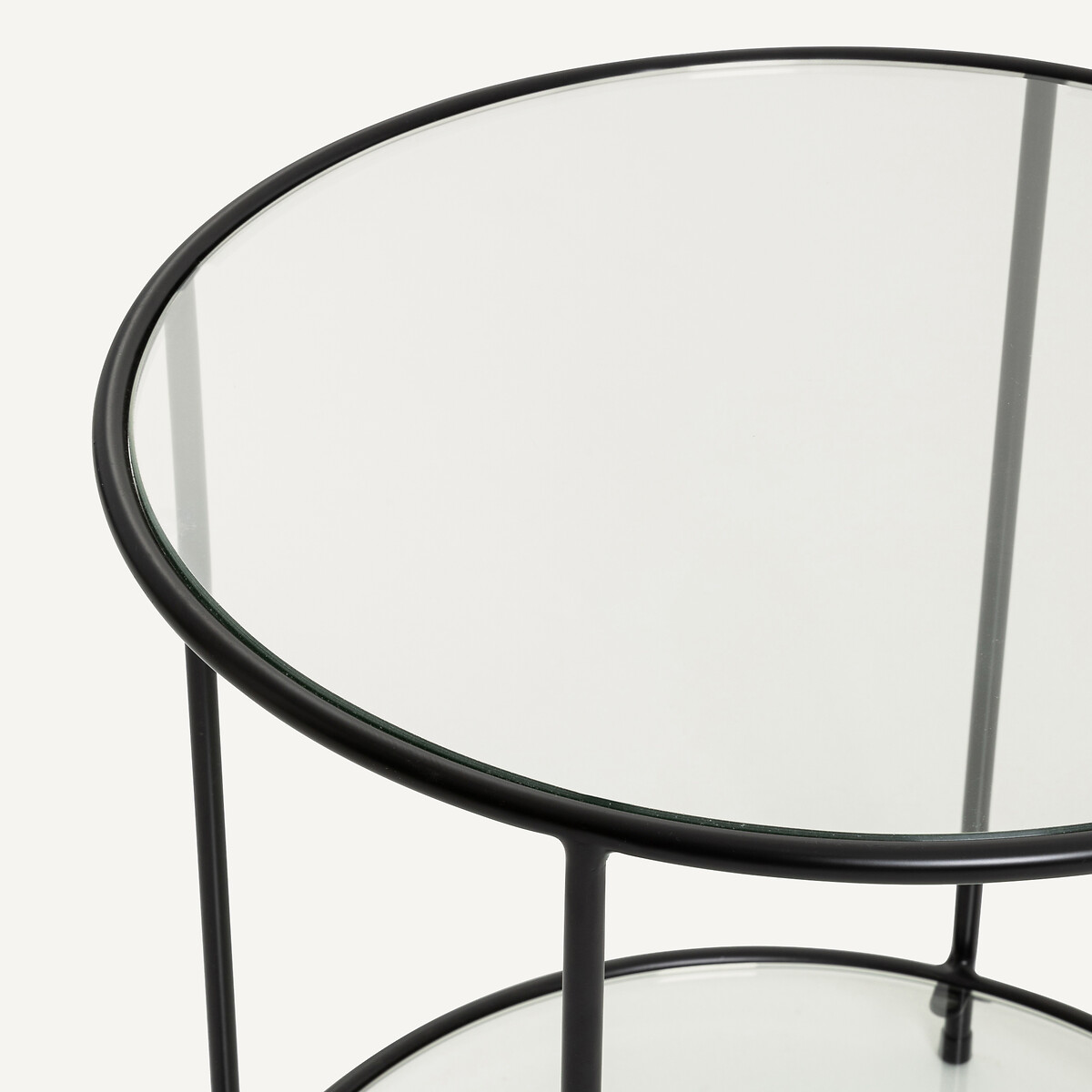 AM.PM<br>Mesa lateral de vidro temperado, Sybil