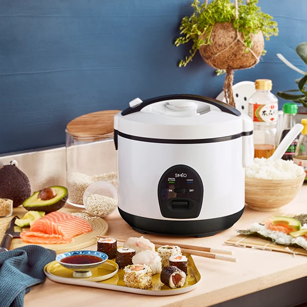 Cuiseur à riz inox 3L 500 W Simeo