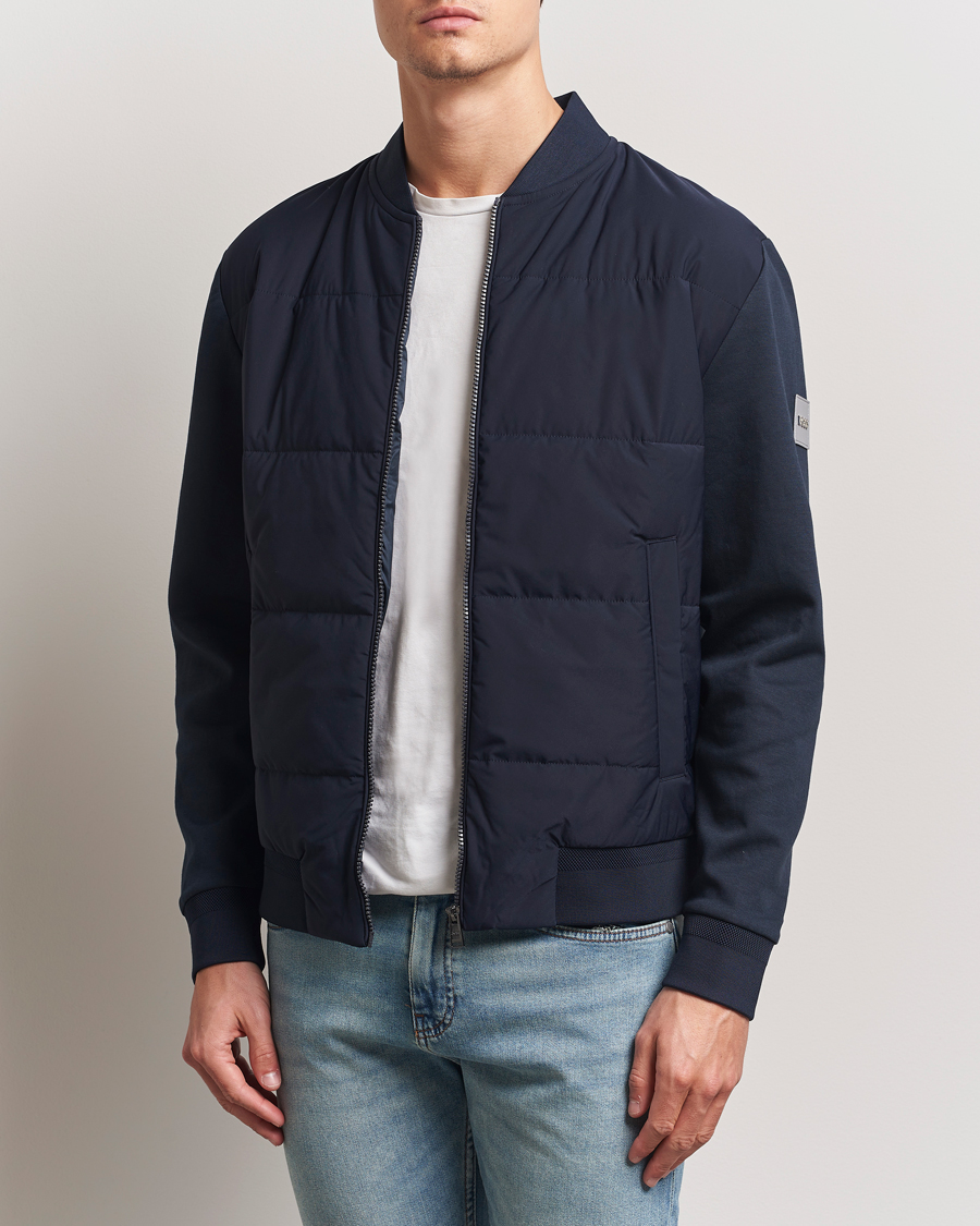 BOSS BLACK Skiles Hybrid Jacket Dark Blue