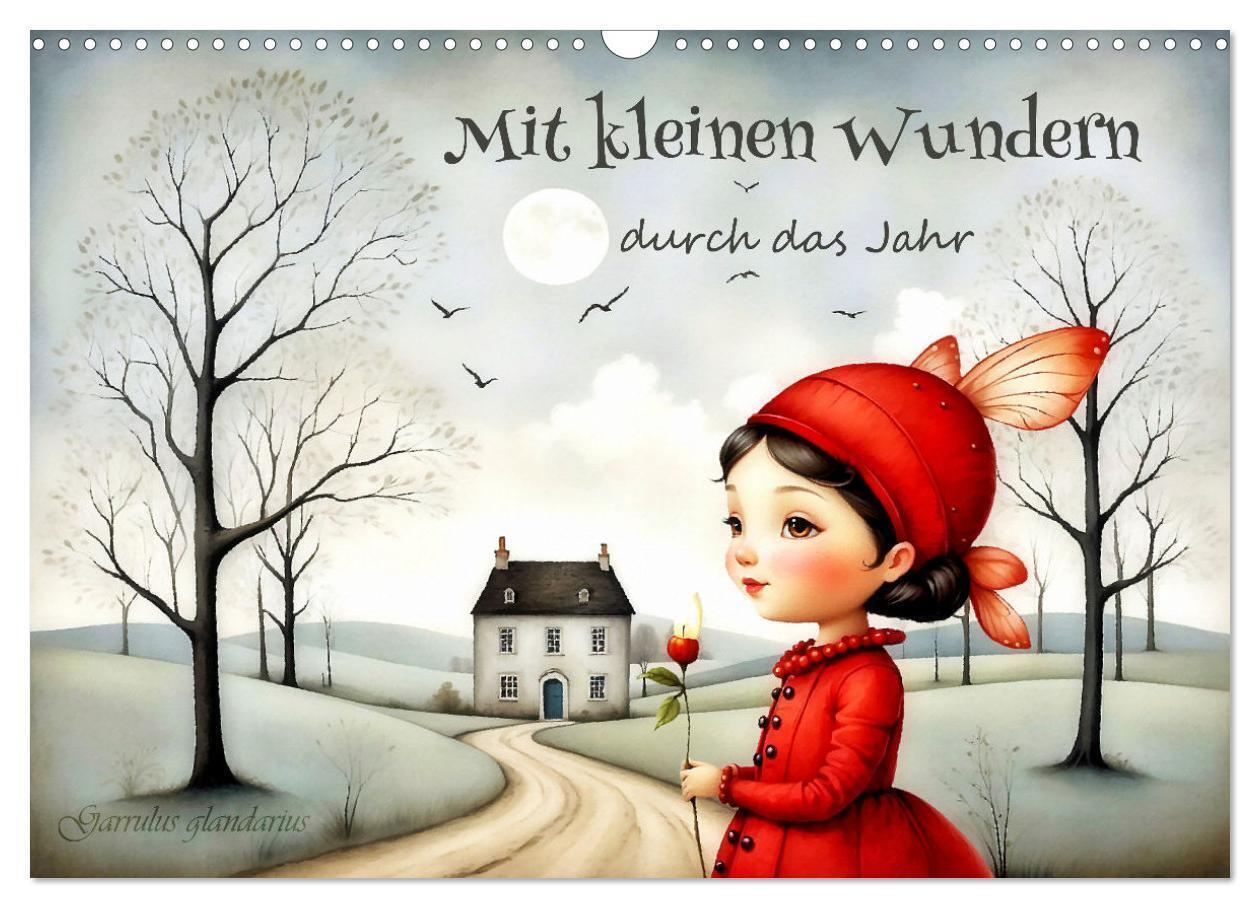 Mit kleinen Wundern durch das Jahr (Wandkalender 2025 DIN A3 quer), CALVENDO Monatskalender