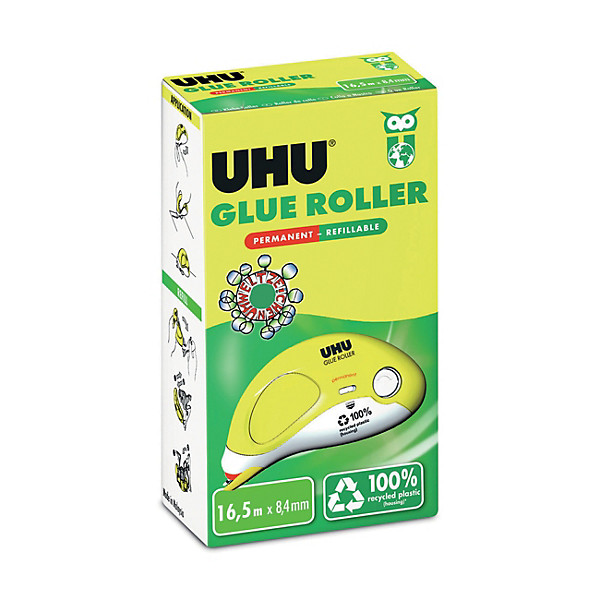 UHU Glue Roller permanent & rechargeable - 16,5 m x 8,4 mm