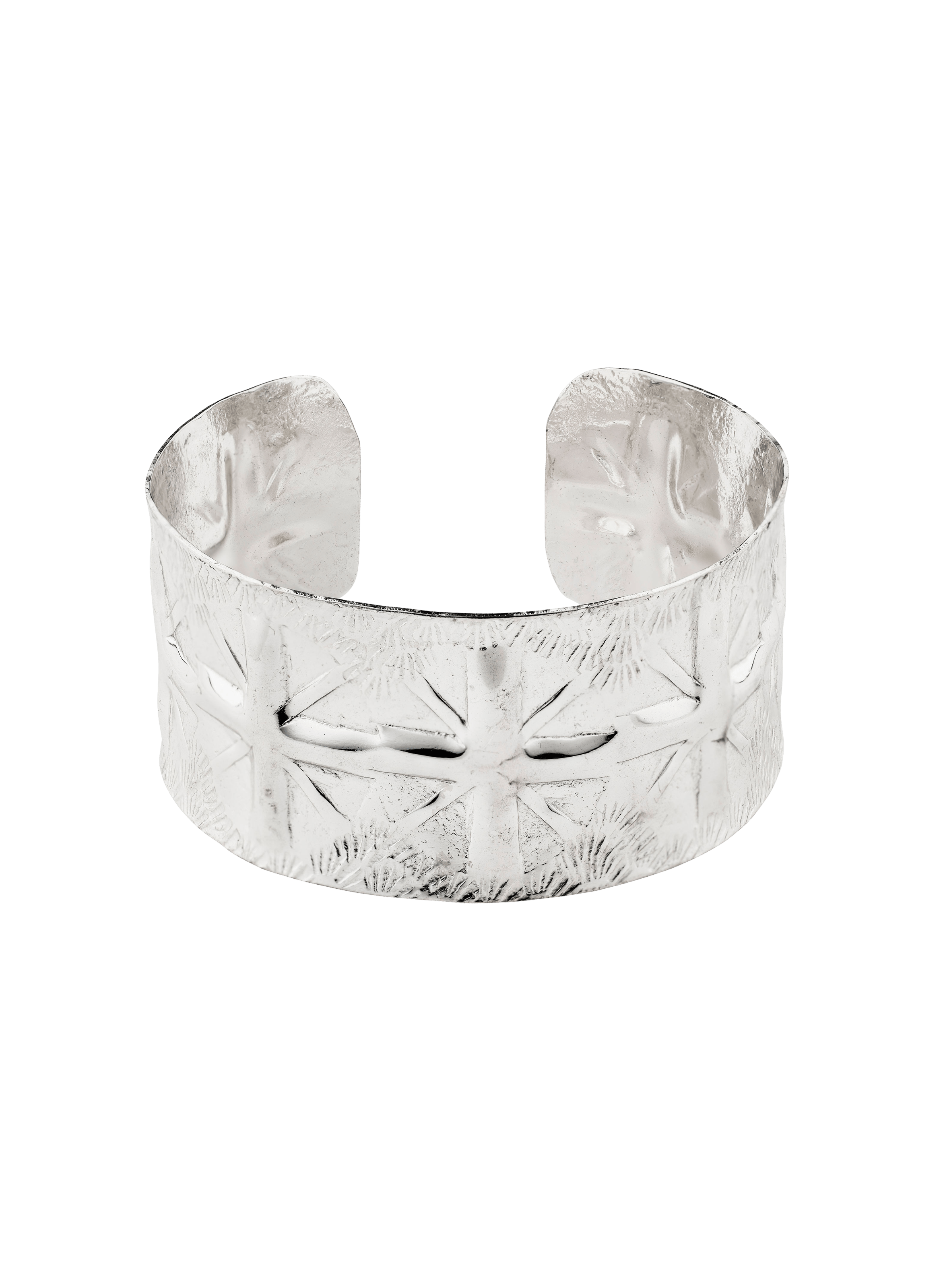 ADSILA - Bracelet jonc ajustable en laiton | Argent