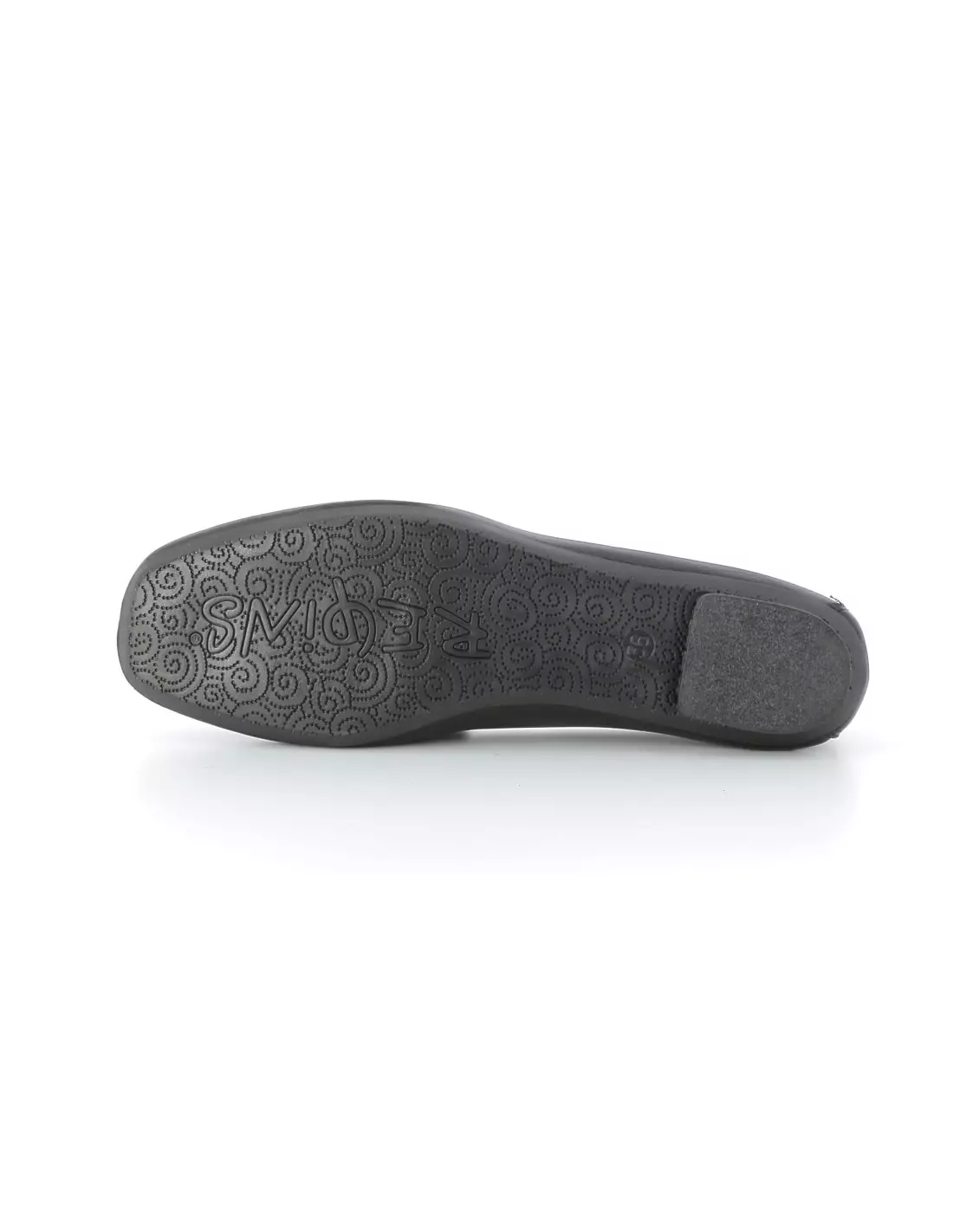 REQINS HASTER CUIR - Mocassins & bateaux Noir