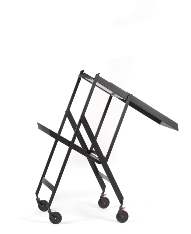 Alessi Plico opvouwbare trolley