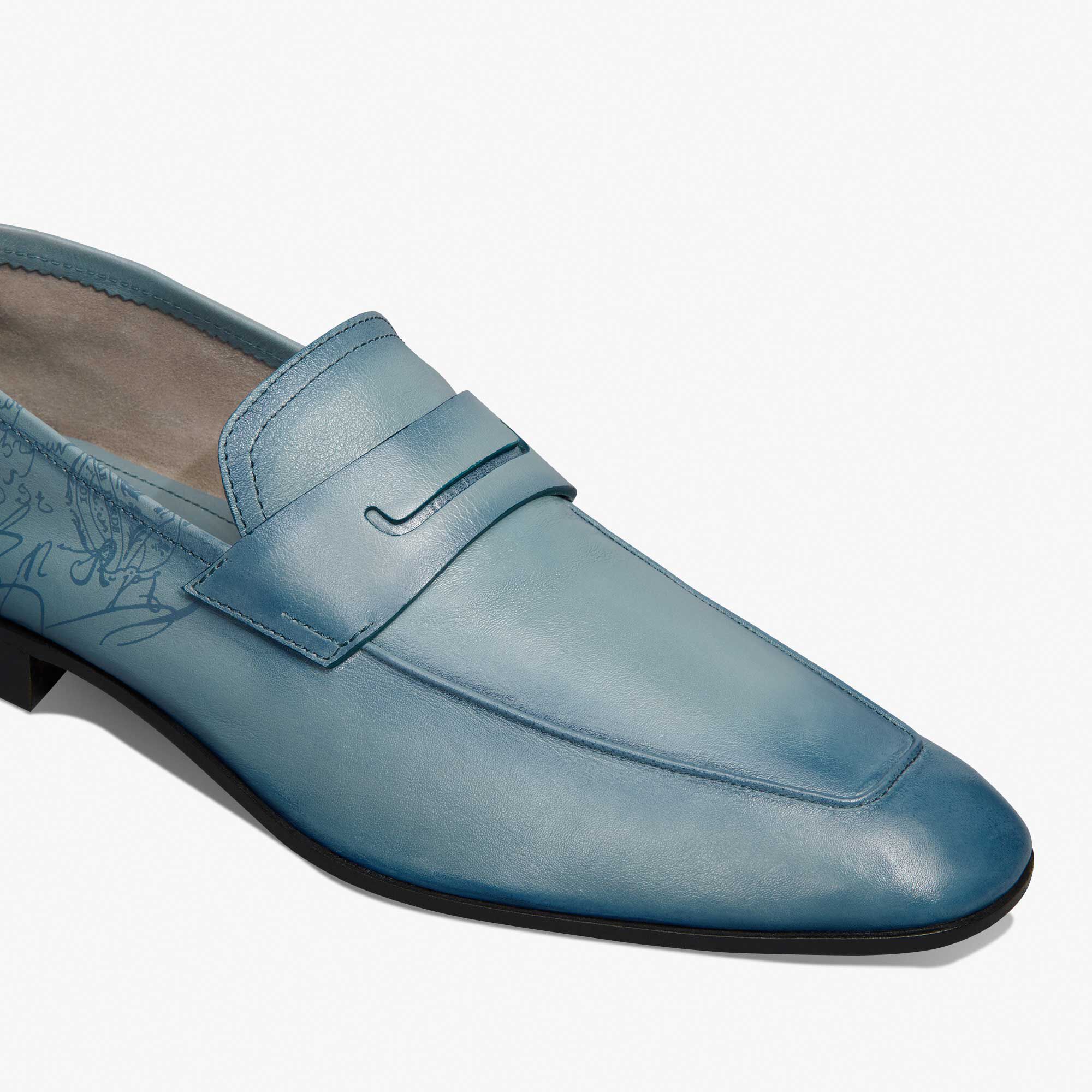 Mocassin Lorenzo En Cuir De Kangourou Scritto