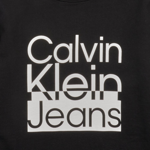 Calvin Klein Jeans - BOX LOGO SWEATSHIRT - Noir