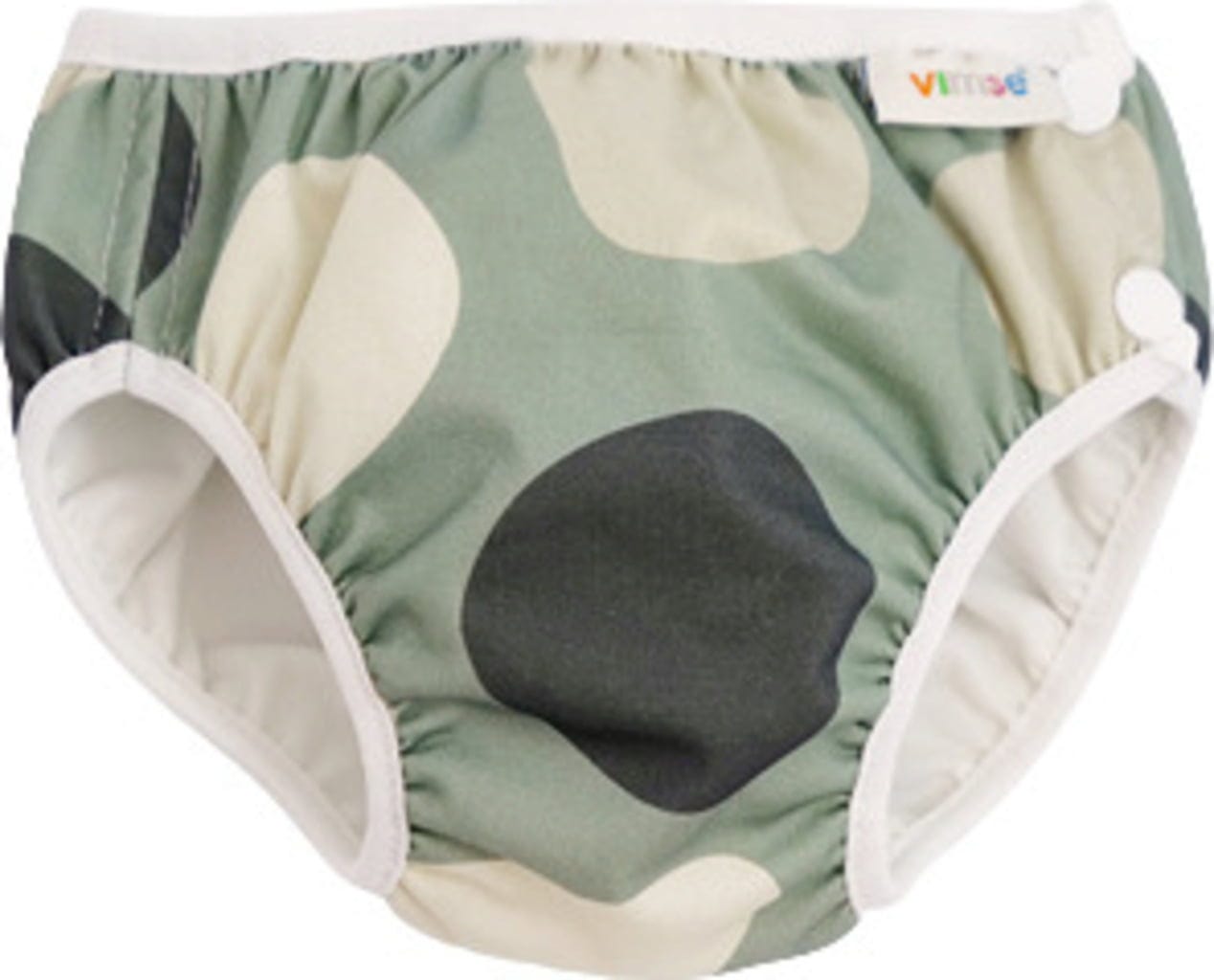 Vimse  Schwimmwindel S, Green shapes