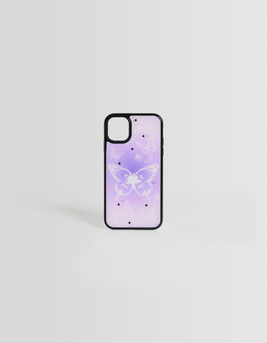 Capa para iPhone com estampa brilhante