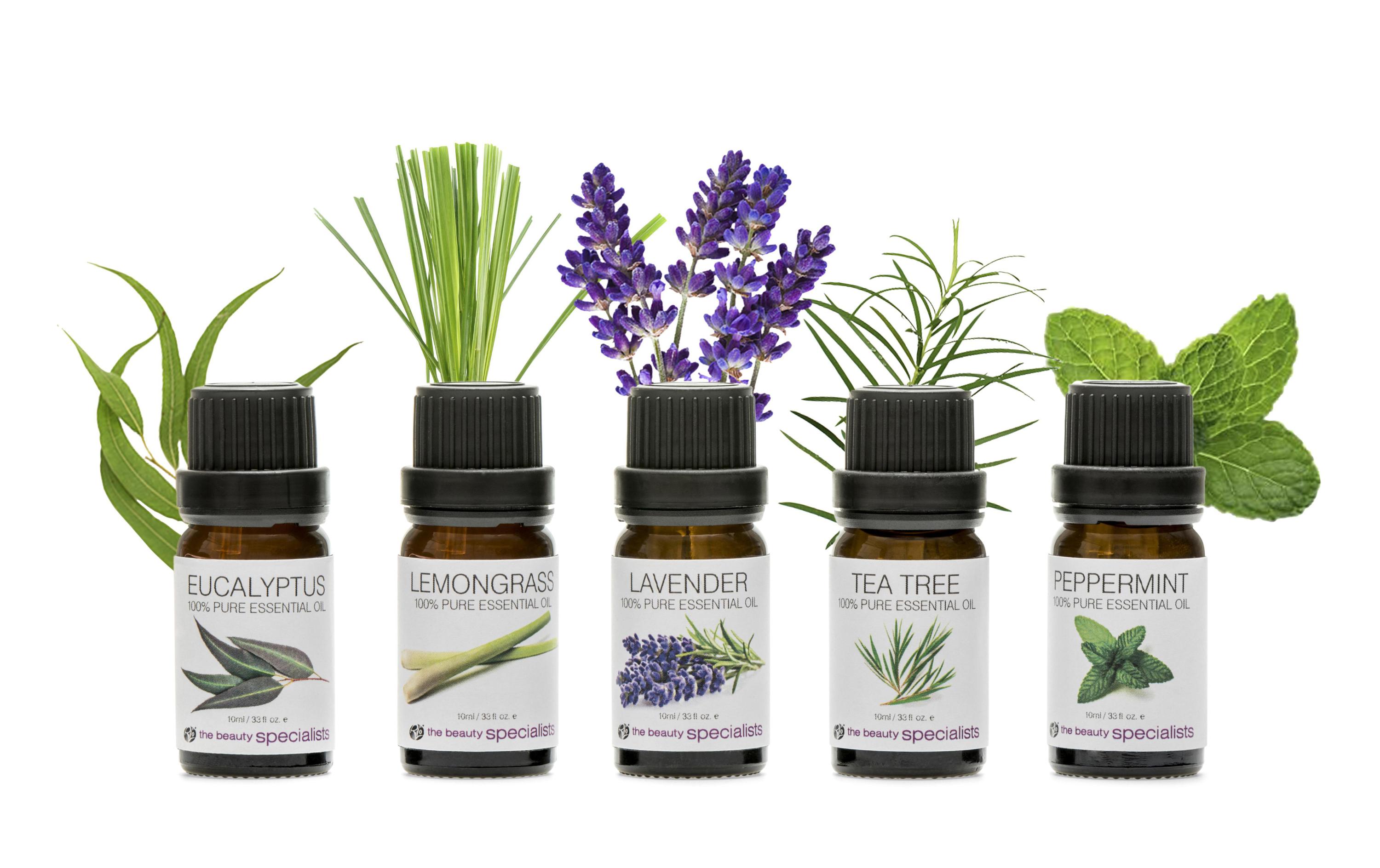 Duftöl-Set Pure Essential Oil 5 x 10 mlAromaöl-Set