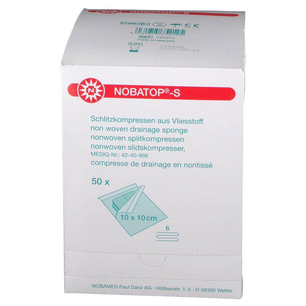 NOBATOP®-steril S 10 x 10 cm