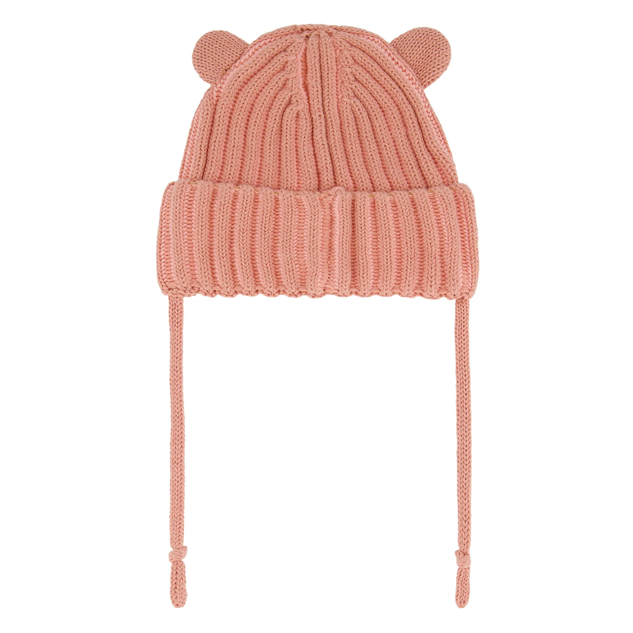Deux par Deux Tuque Tricot Rose 6-24mois