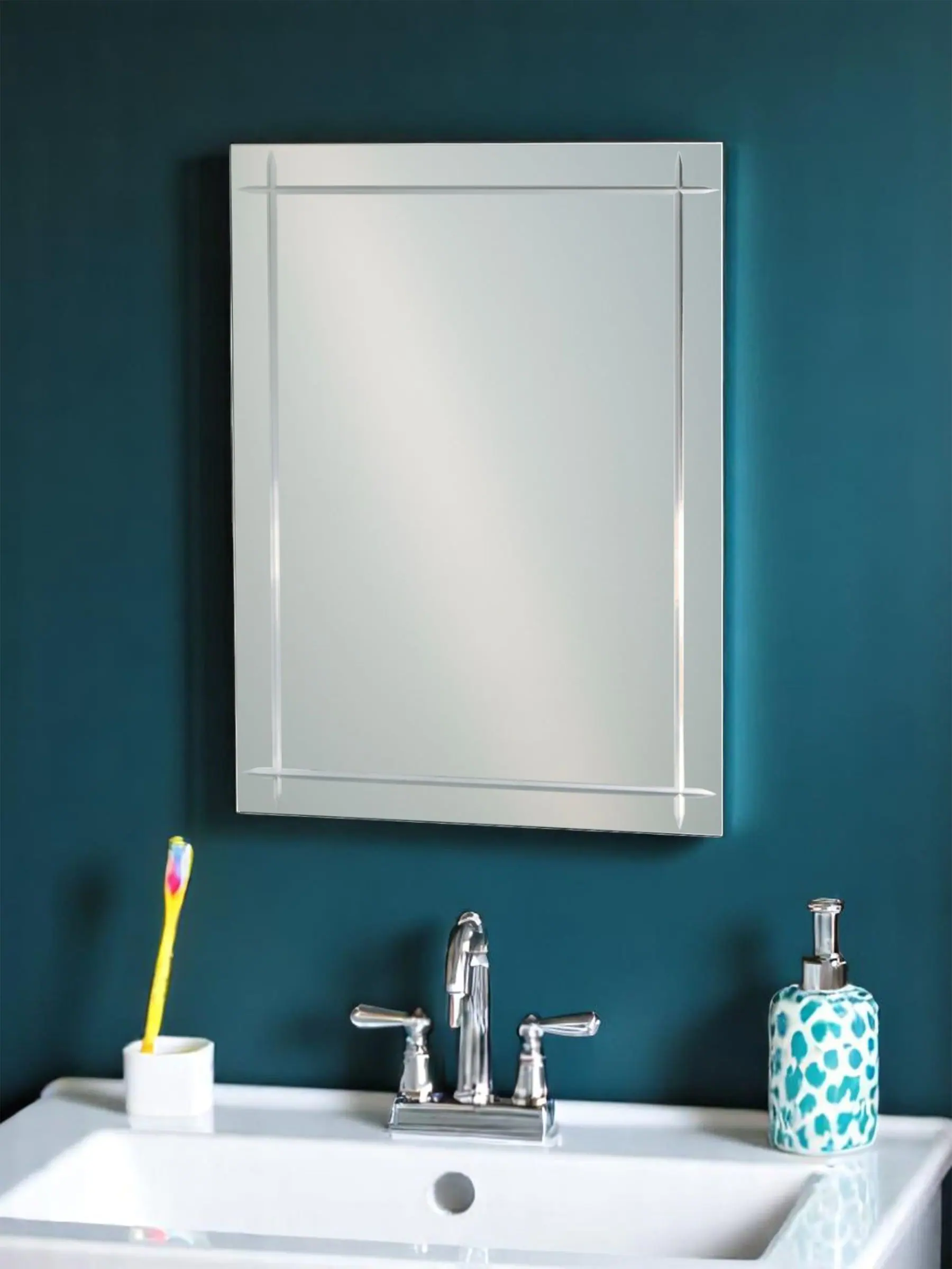Showerdrape - Marylebone - Diamantgeslepen badkamerspiegel