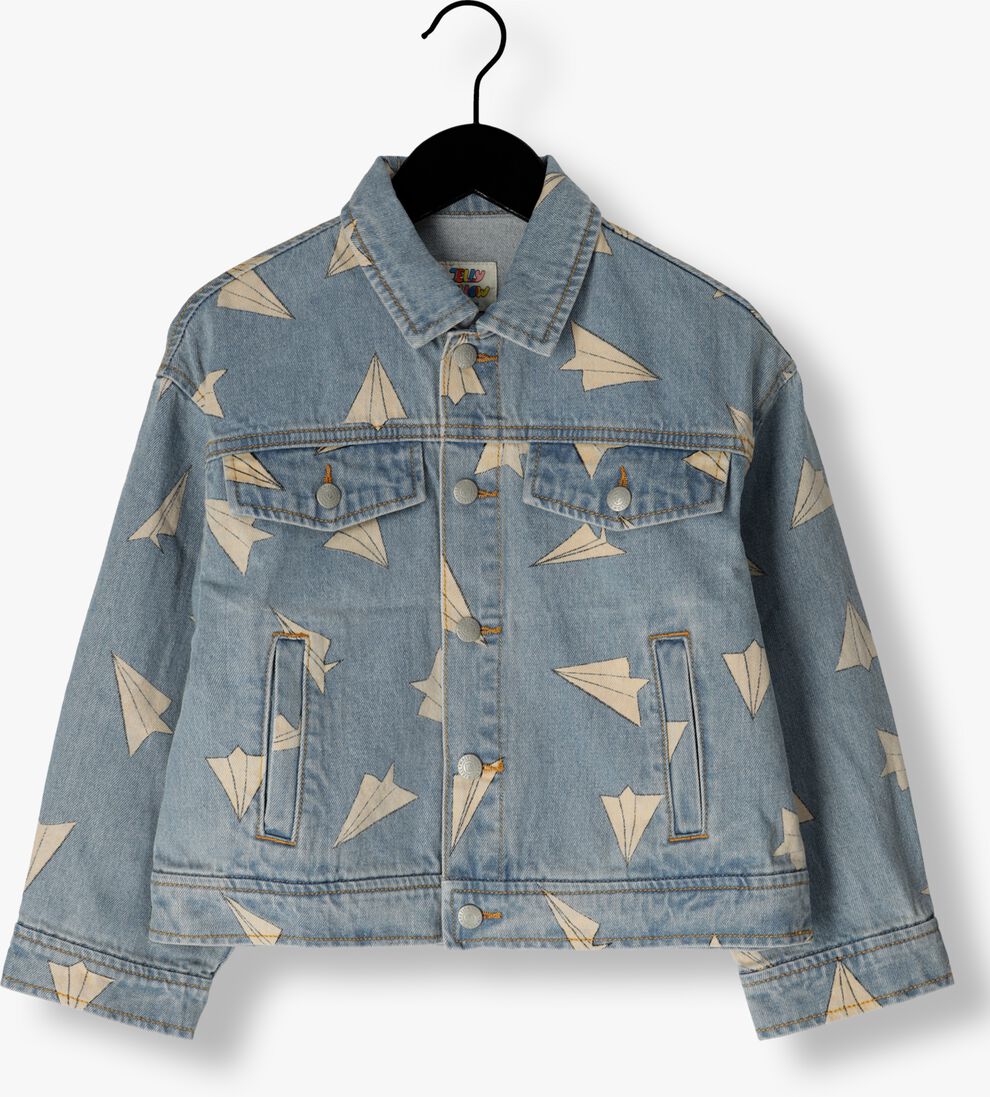 Jelly Mallow blauwe jelly mallow spijkerjas paper airplane denim jacket