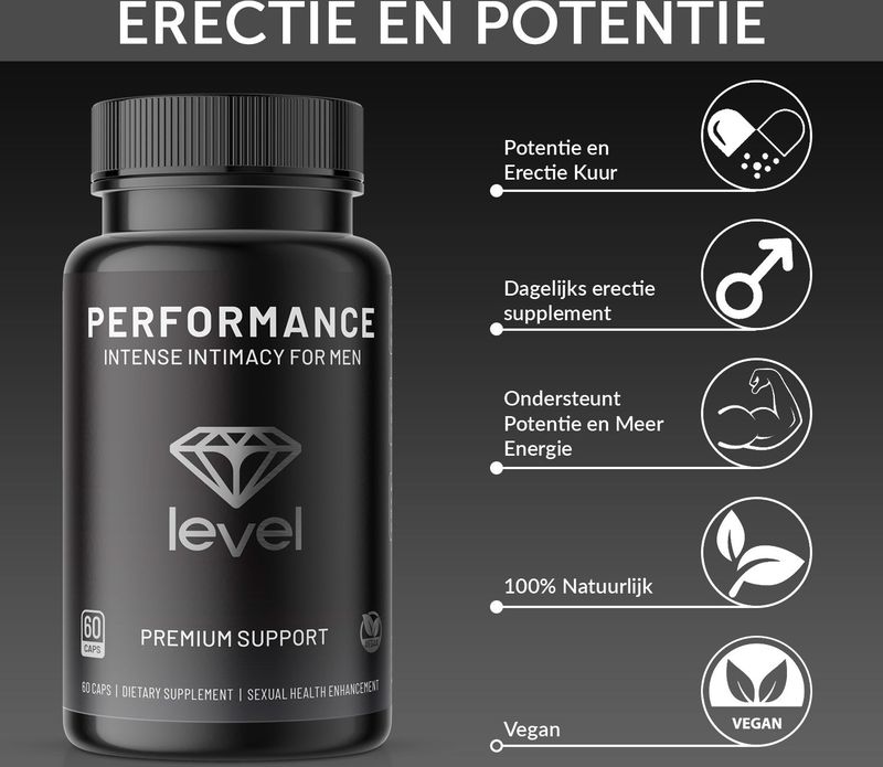 Level Performance - Potentie Booster - Erectiemiddelen