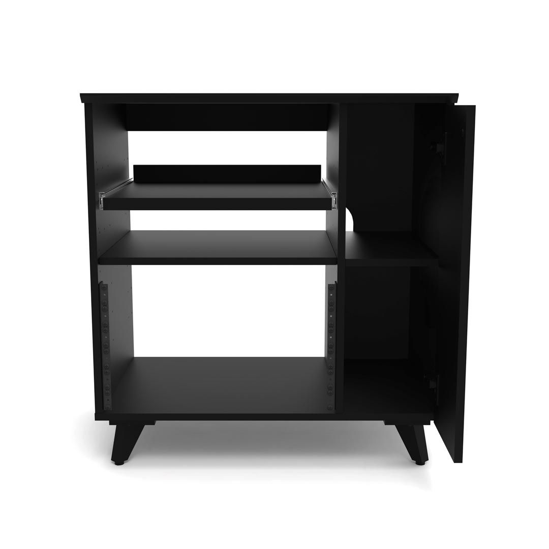 Glorious Modular Side Rack Black voor Sound Desk en Workbench