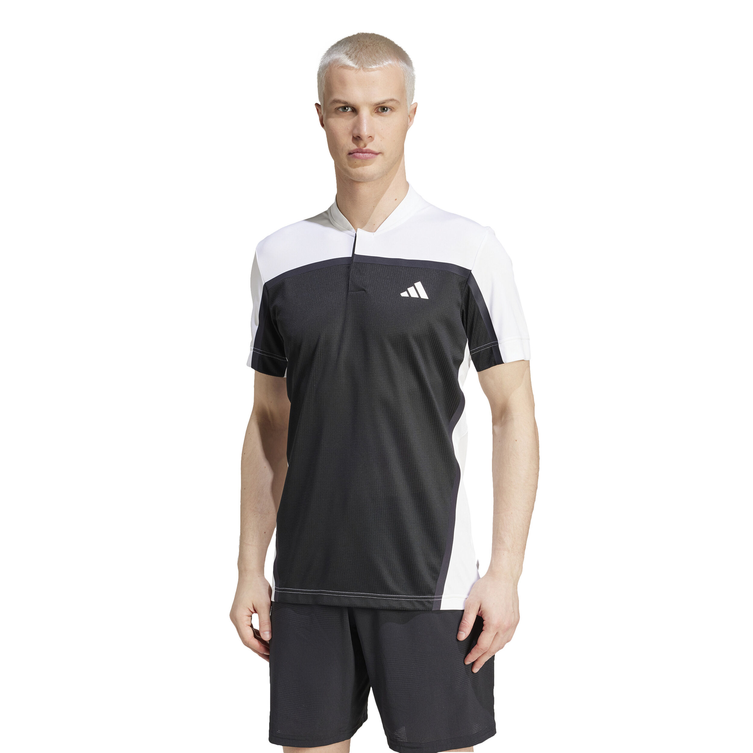 adidas FRLFT Pro Polo Hommes - Noir , Blanc