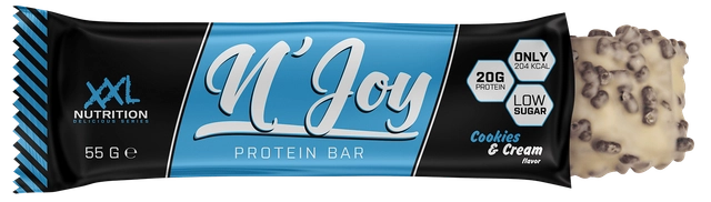 XXL Nutrition N’Joy Protein Bar Cookies & Cream (55 gr)