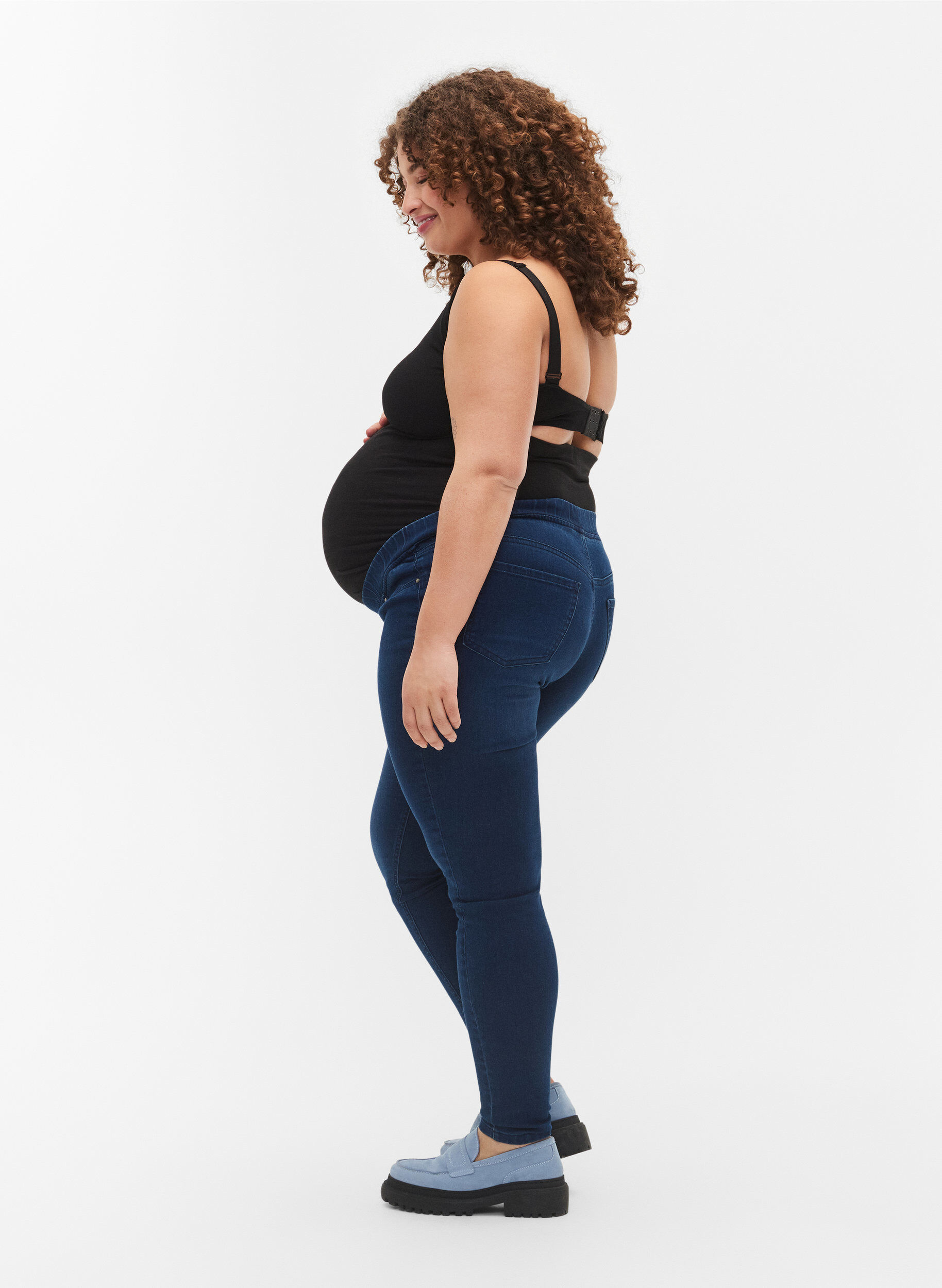 Graviditets jeggings i bomuldsmix