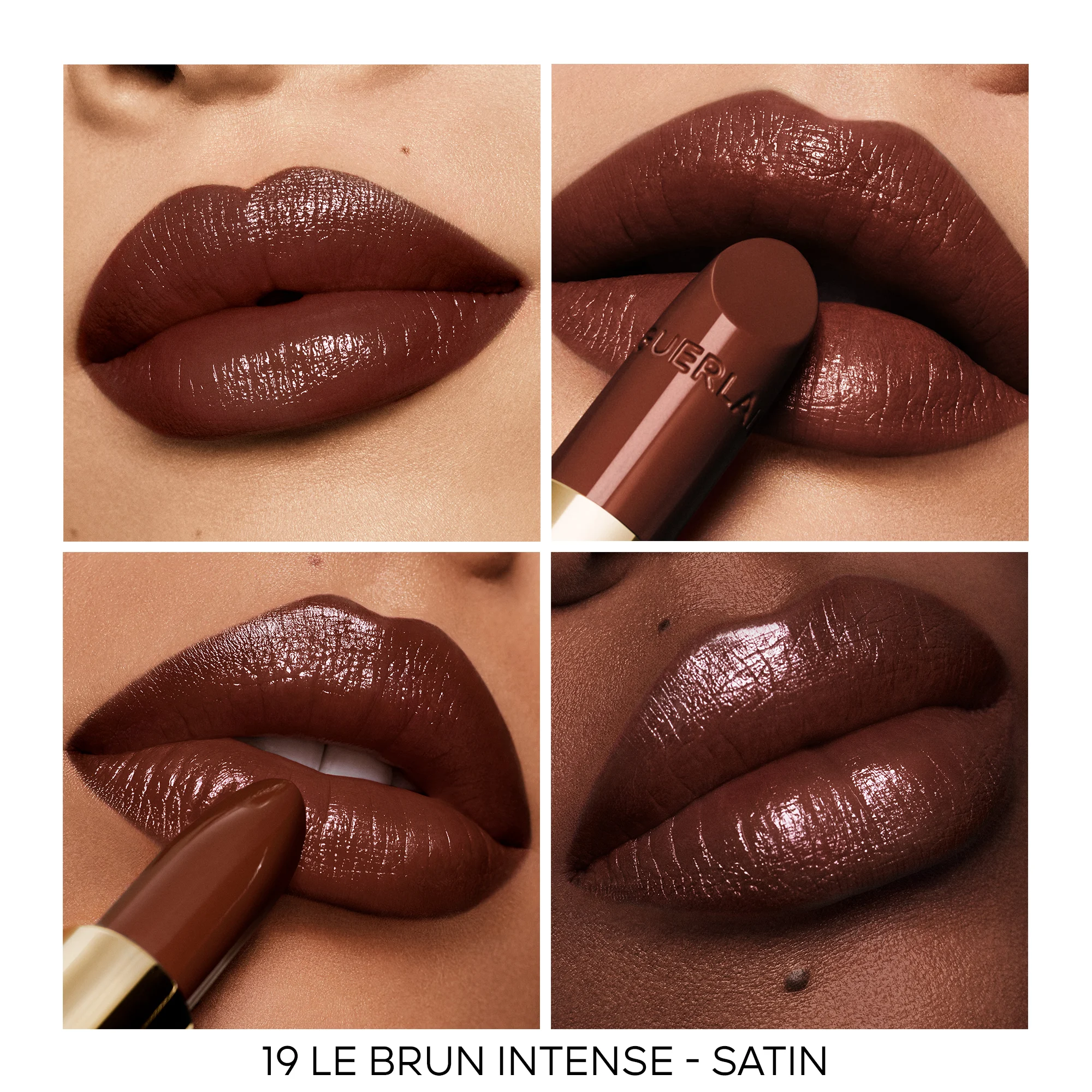 ROUGE G La recharge - Le rouge à lèvres soin personnalisable |- 19 LE BRUN INTENSE - SATIN