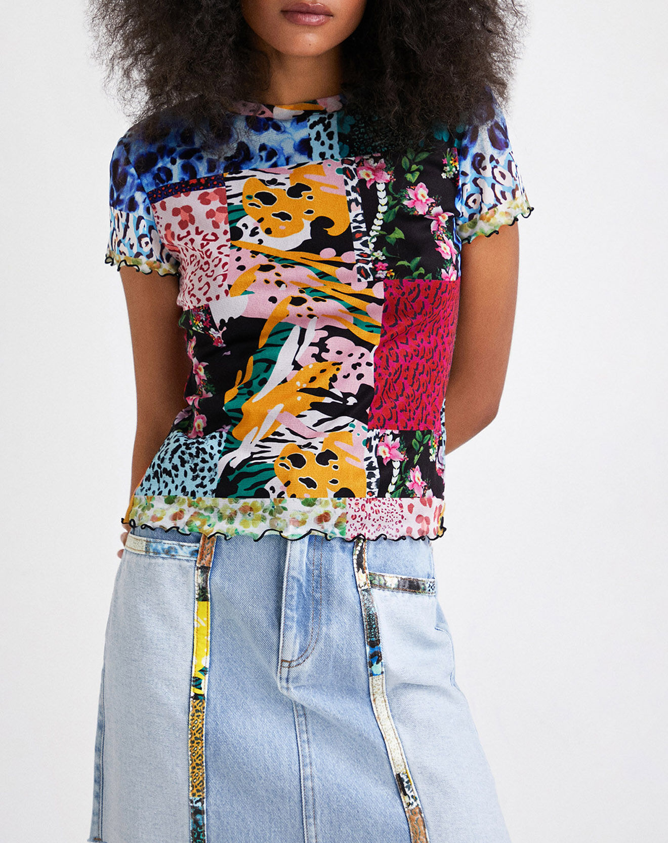 Desigual Top Hedgen multicolore