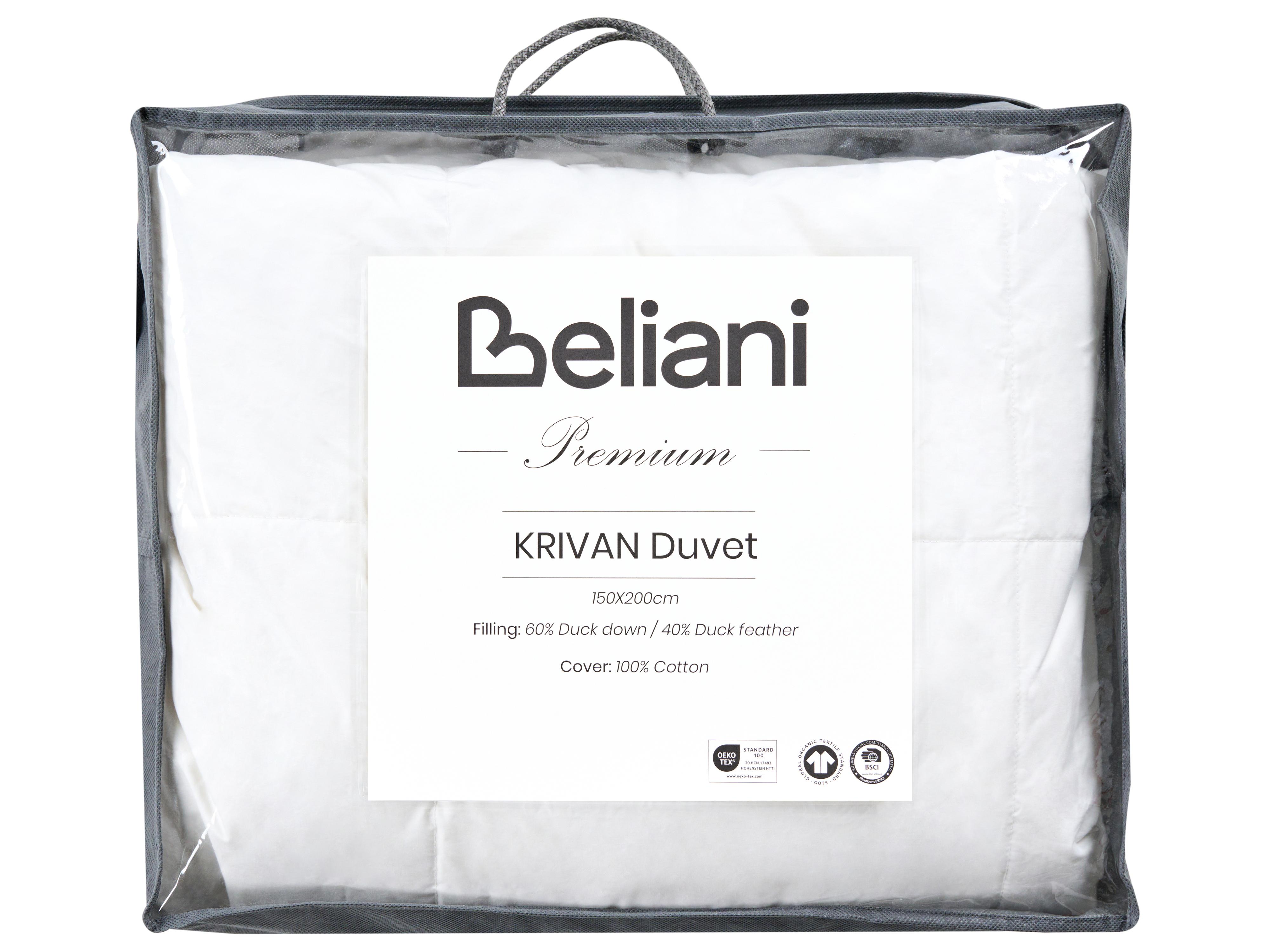 Dekbed licht warm Eendendons KRIVAN 150 x 200 cm
