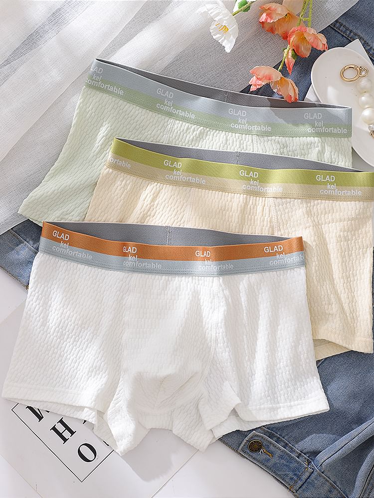Pancherry - Boxershorts met contrasterende afwerking / set