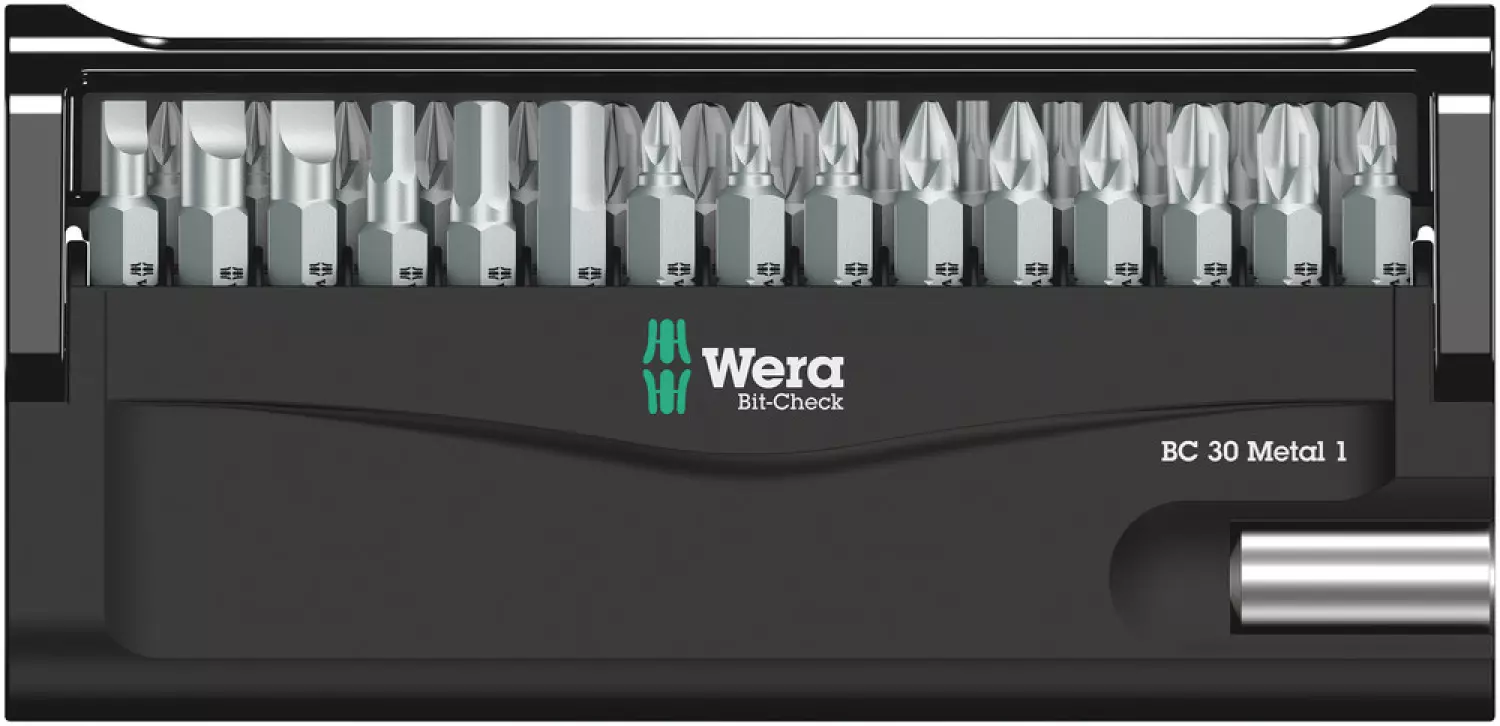 Wera 05057440001 30-delige Bit-Check 30 Metal 1 SB set