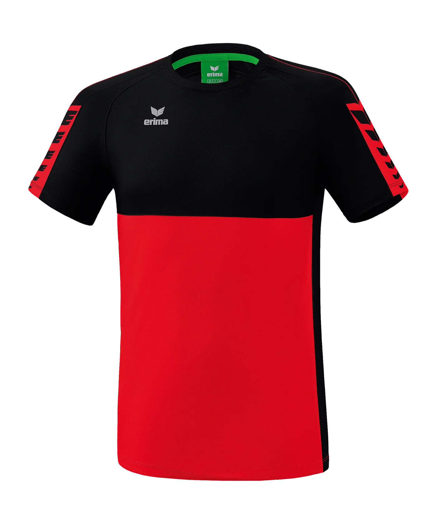 Erima Six Wings T-Shirt Kids Rot Schwarz