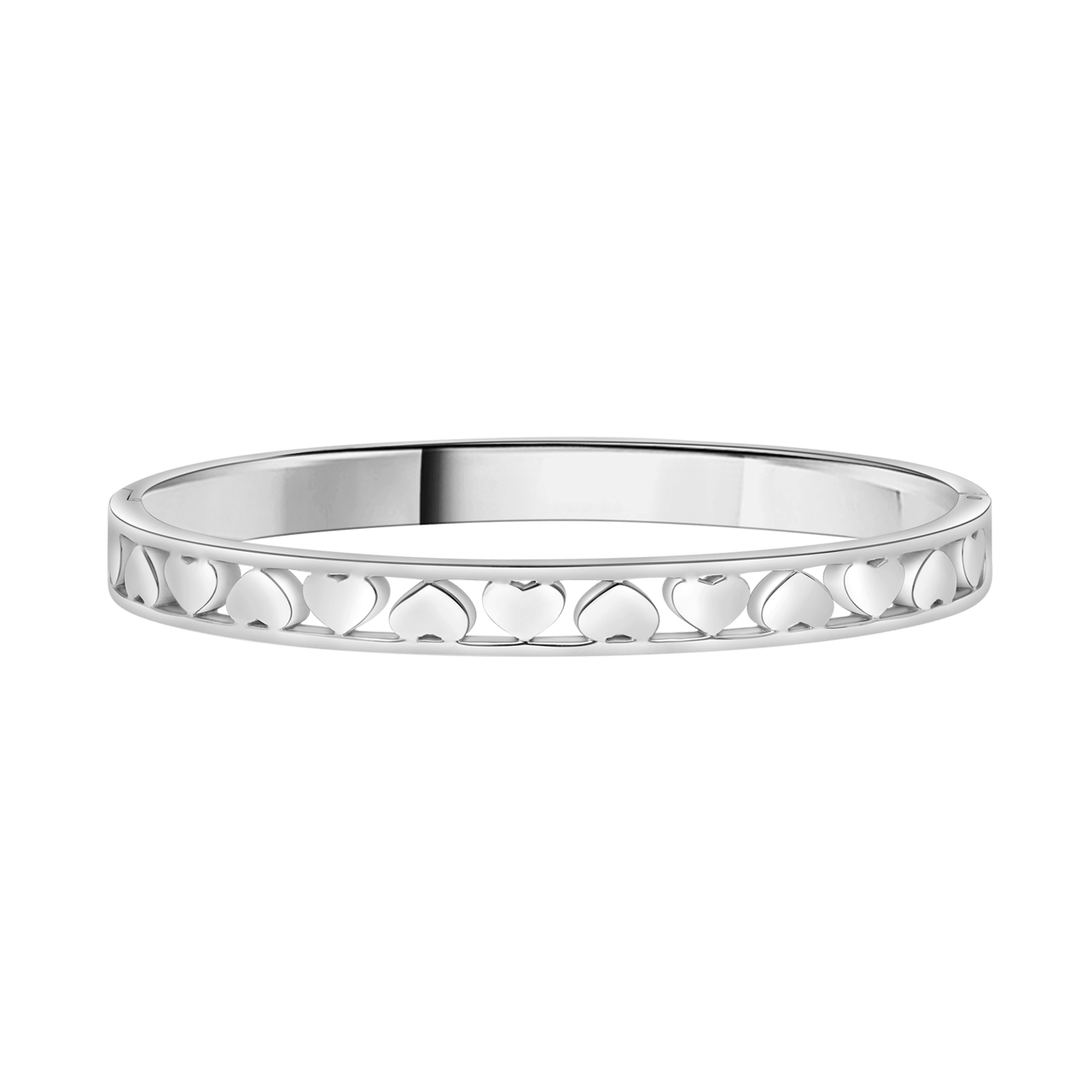 Guess stalen bangle armband Heart