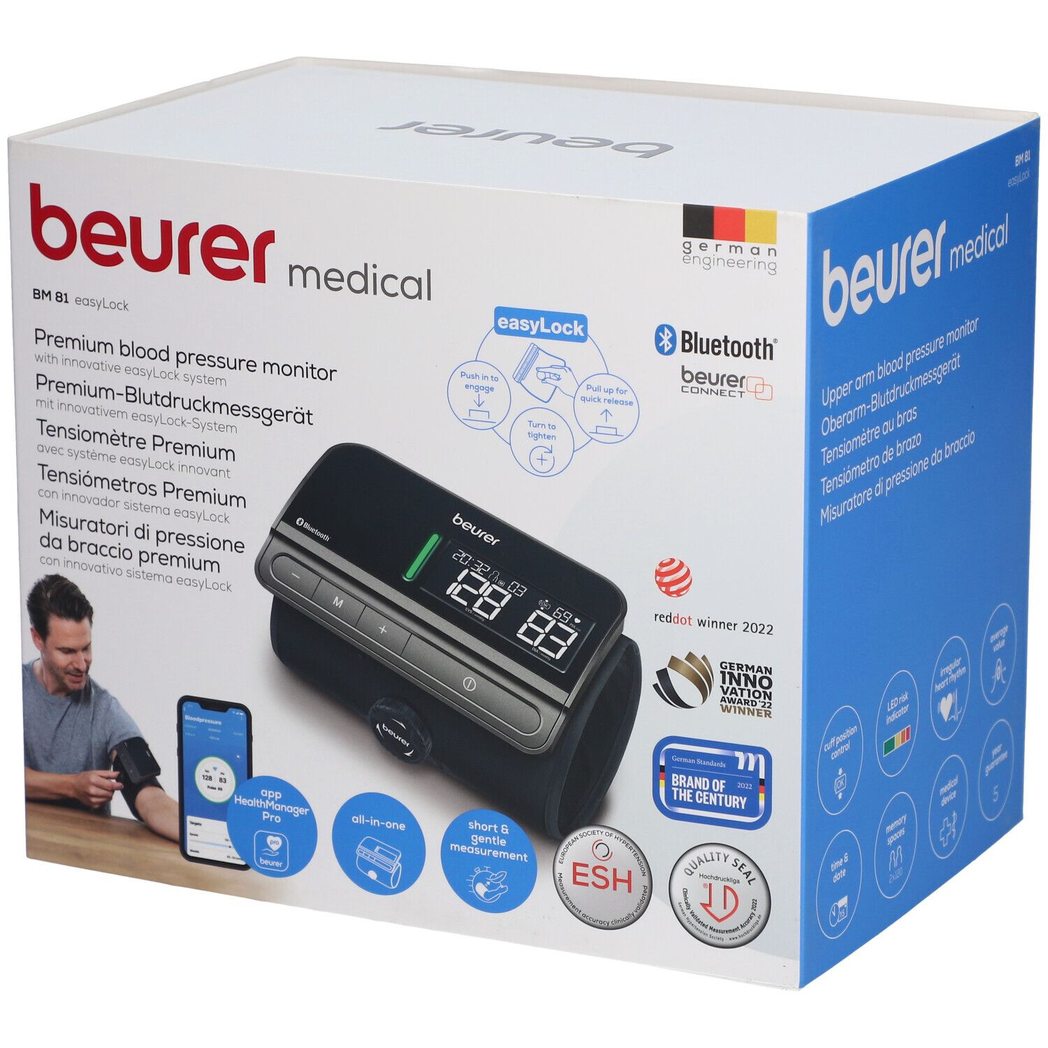 beurer® Blutdruckmessgerät BM 81 easyLock