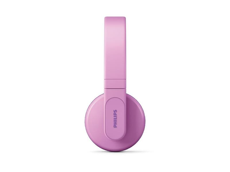 Philips Wireless On-Ear-Kopfhörer TAK4206PK/00 Pink Kabellose On-Ear-Kopfhörer für Kinder – Hell und auffällig