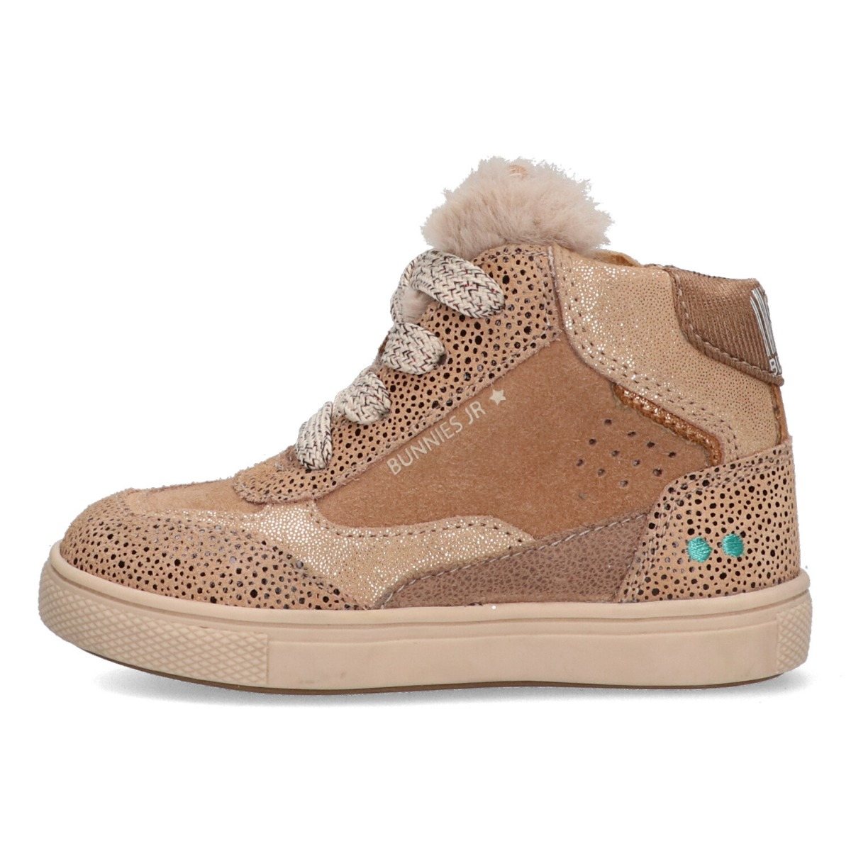 Lola Louw - Hoge Sneakers Bunnies Roze