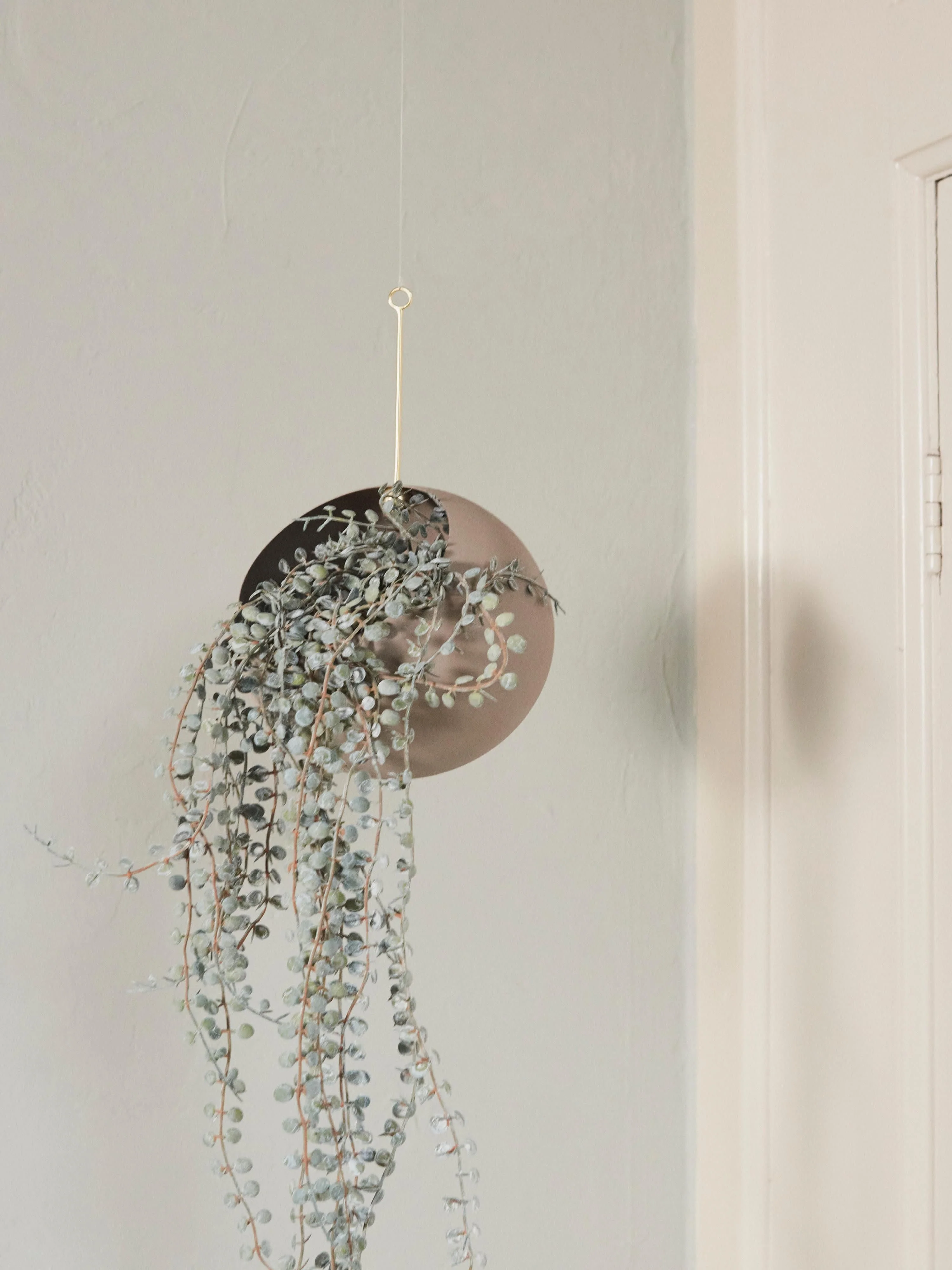 Metalen plantenpot Globe om op te hangen