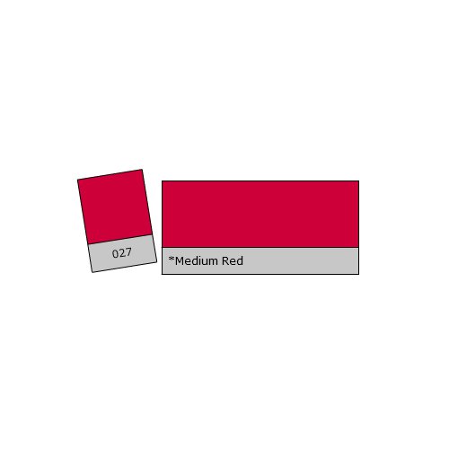 LEE filter 120 x 50cm 027 medium red