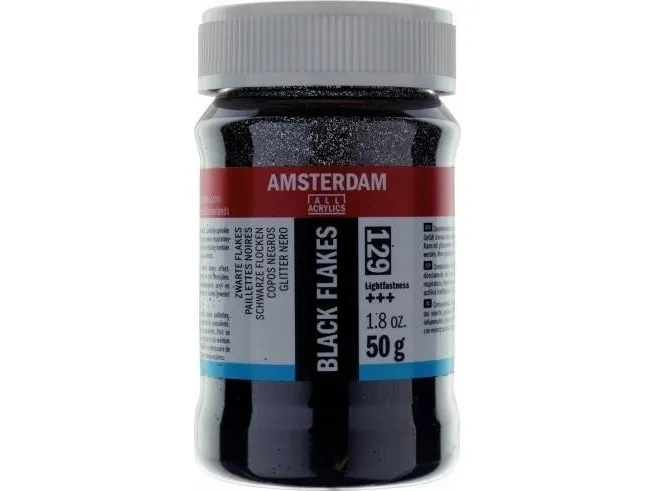 Artequipment Amsterdam Black Flakes 50 G 129 Jar 75 ml