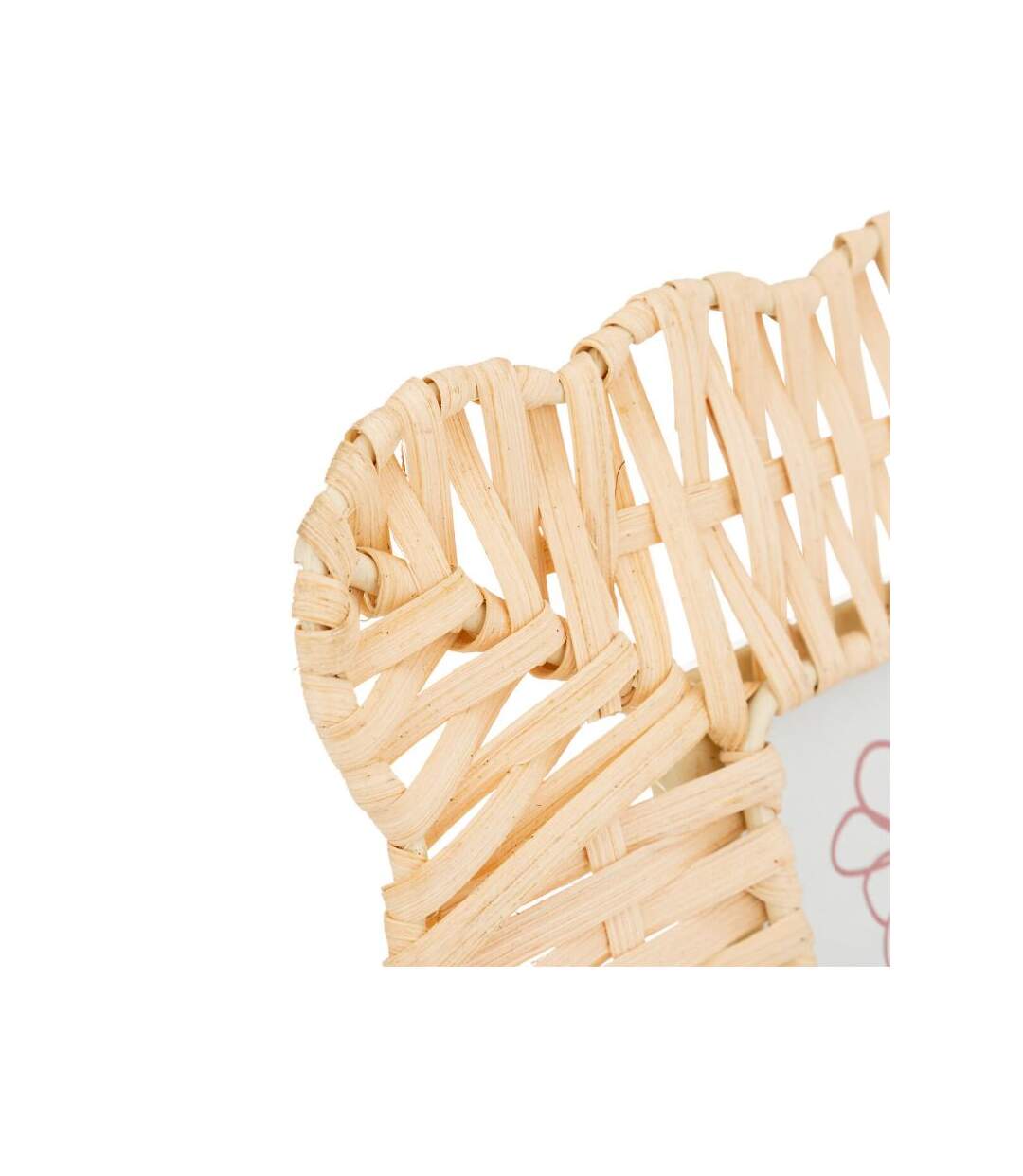 Cadre Photo en Rotin Edward 10x15cm Beige