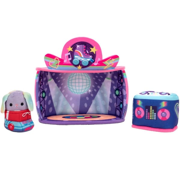 Squishmallows Squishville lekescene - Rock & Roller Disco