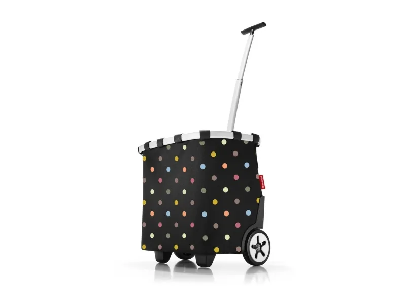 Reisenthel ?arrycruiser, Mulepose, Sort, Flerfarvet, Aluminium, Polyester, Mønster, 2 hjul, 40 L