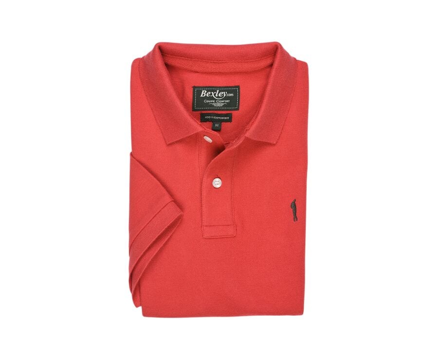 Polo Rouge Basque homme - GARETH