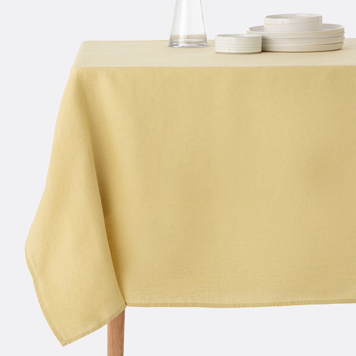 LA REDOUTE INTERIEURS<br>Toalha de mesa em linho lavado, Victorine