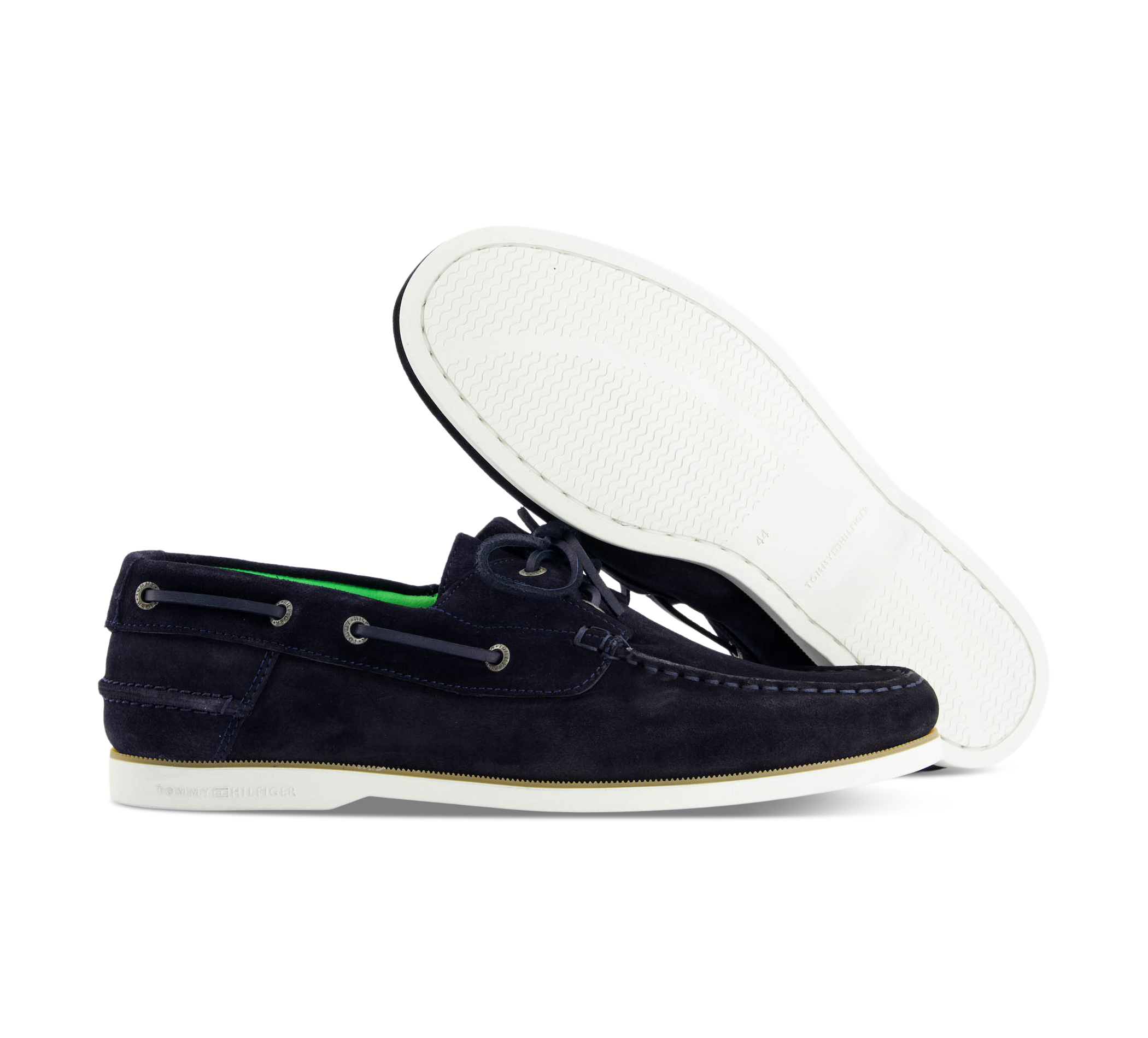 Tommy Hilfiger Boat Shoe Core Suede - Mokassins blau