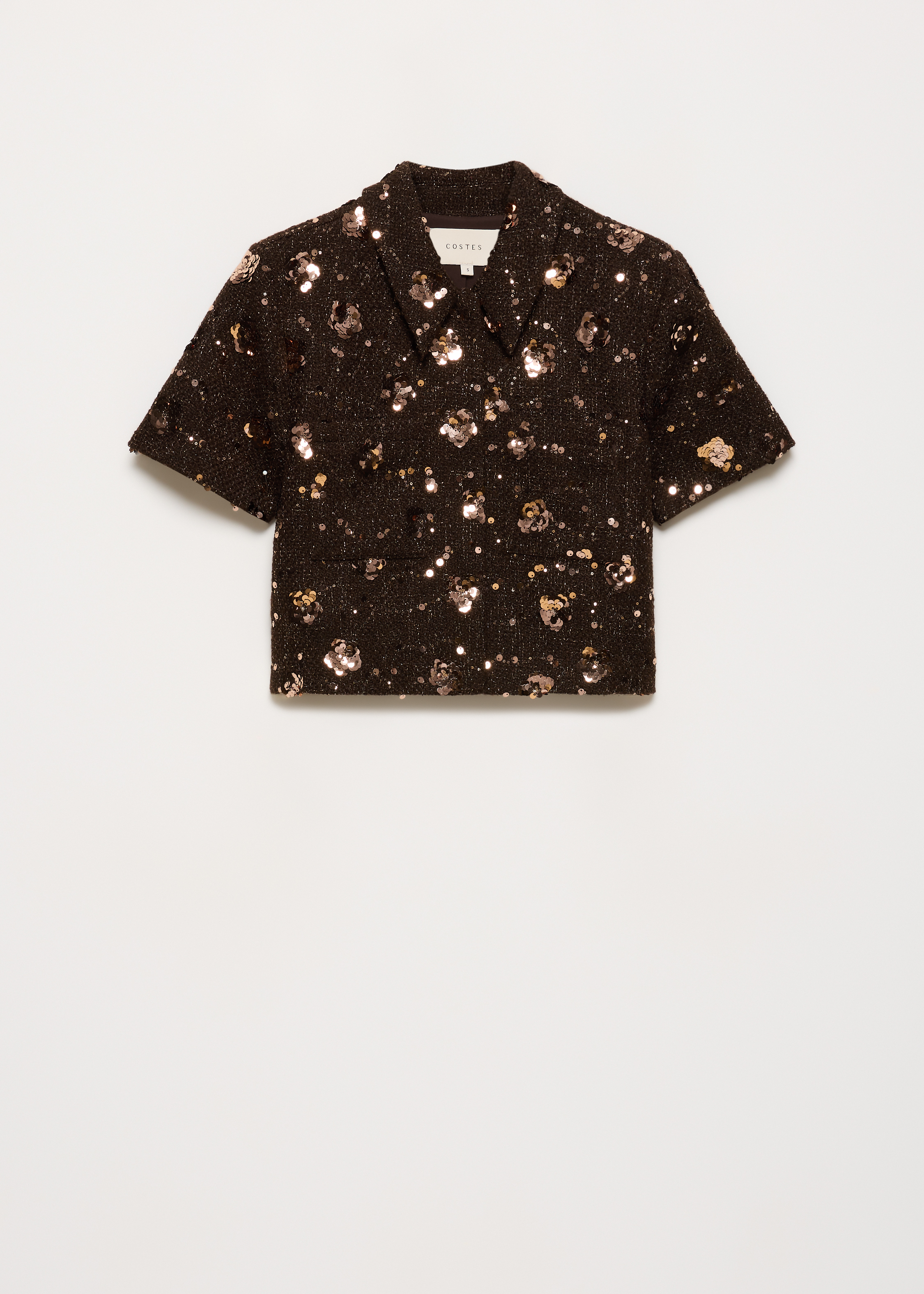 Bouclé pailletten jacket