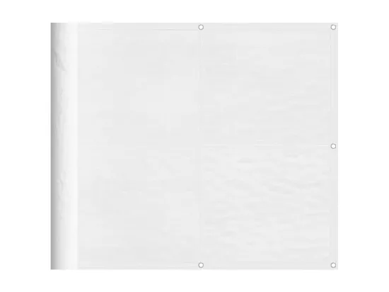 Écran de balcon blanc 90x800 100% polyester oxford