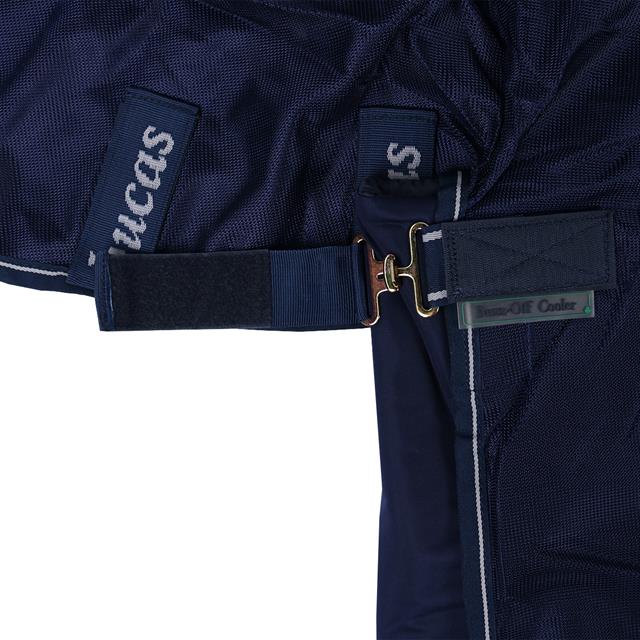 Zweetdeken Bucas Buzz-Off Cooler Full Neck Donkerblauw-zilver