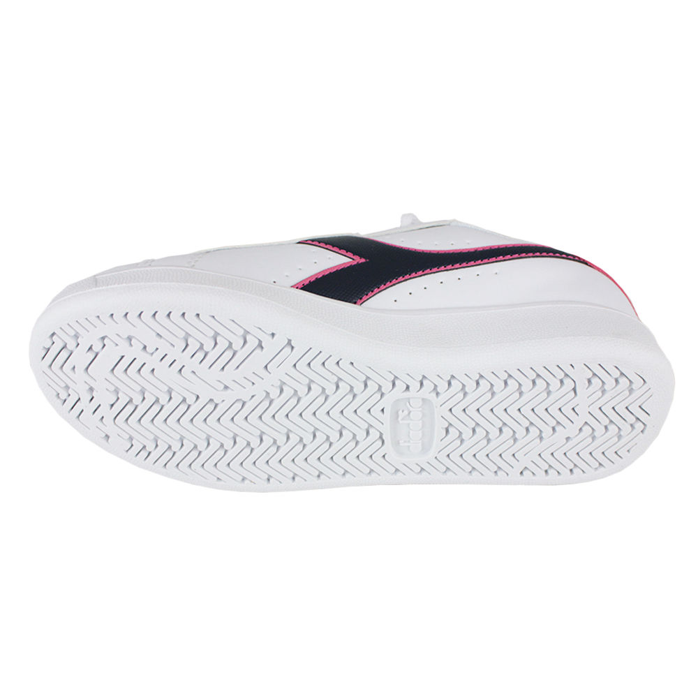 Tênis Diadora 101.173323 01 C8593 Branco/preto Íris/rosa Pas