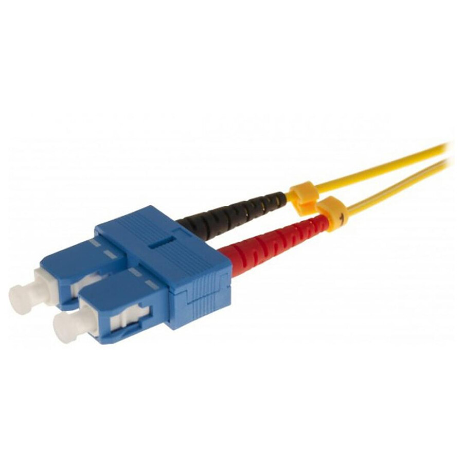 Jarretière optique duplex monomode 2mm OS2 SC-UPC/SC-UPC - 1 m