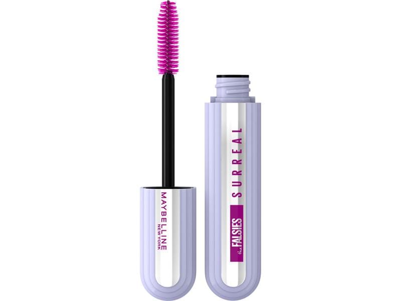 Maybelline Falsies Surreal Extensions Mascara very black Wimperntusche für  36% längere Wimpern und ein volles Volumen